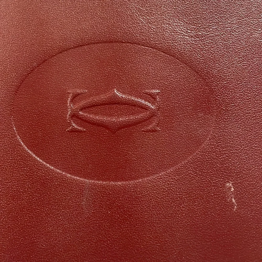 Cartier Bifold Men's Leather Long Wallet WLT
